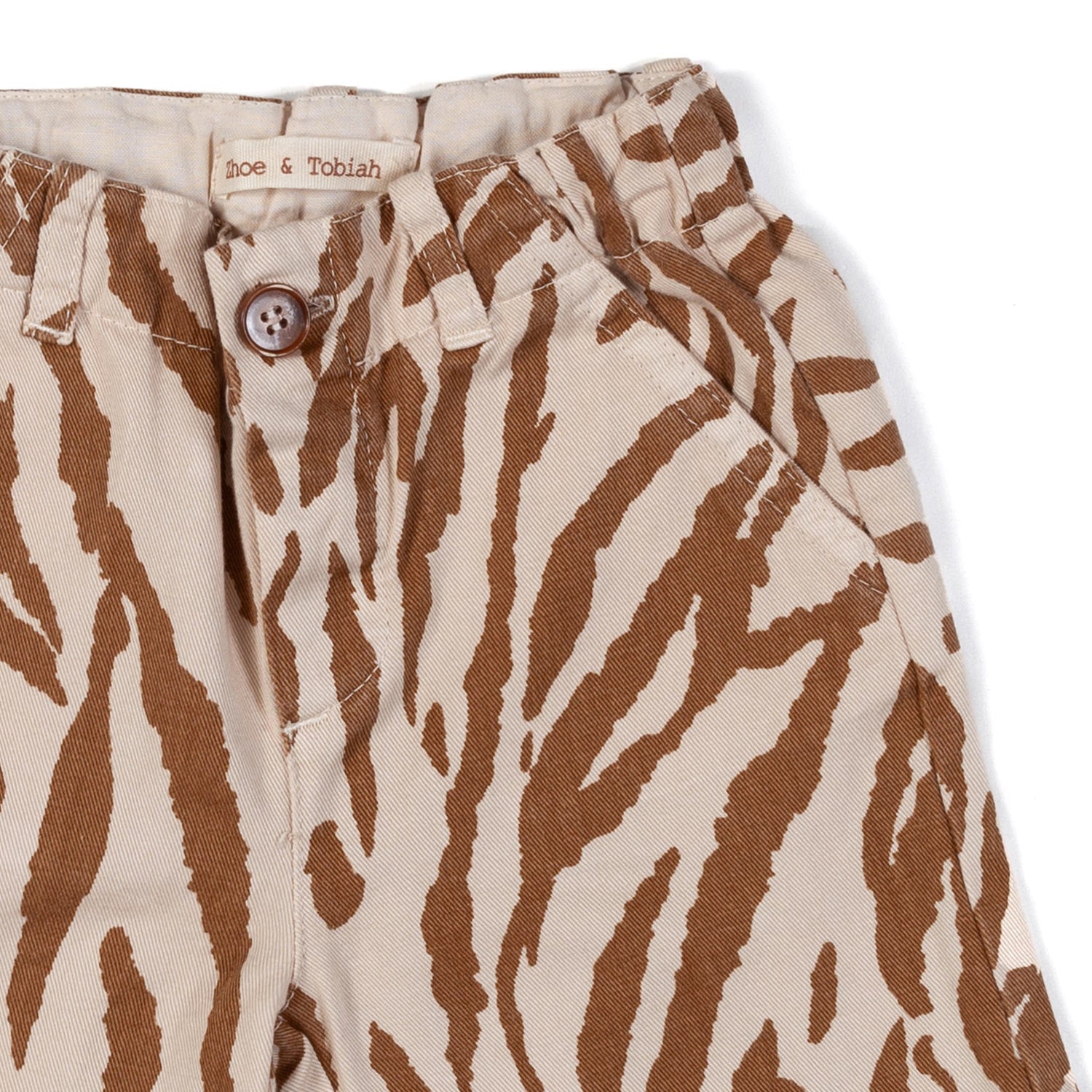 Bermuda animalier marrone e sabbia - annameglio.com abbigliamento moda