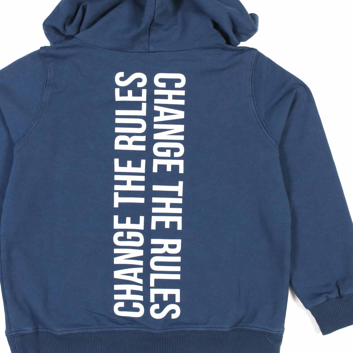 FELPA HOODIE BLU E BIANCA BAMBINO E BAMBINA - annameglio.com abbigliamento moda