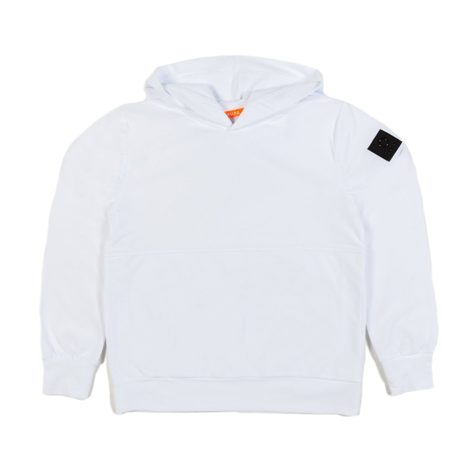 FELPA UNISEX BIANCA CON CAPPUCCIO TEENS - annameglio.com abbigliamento moda