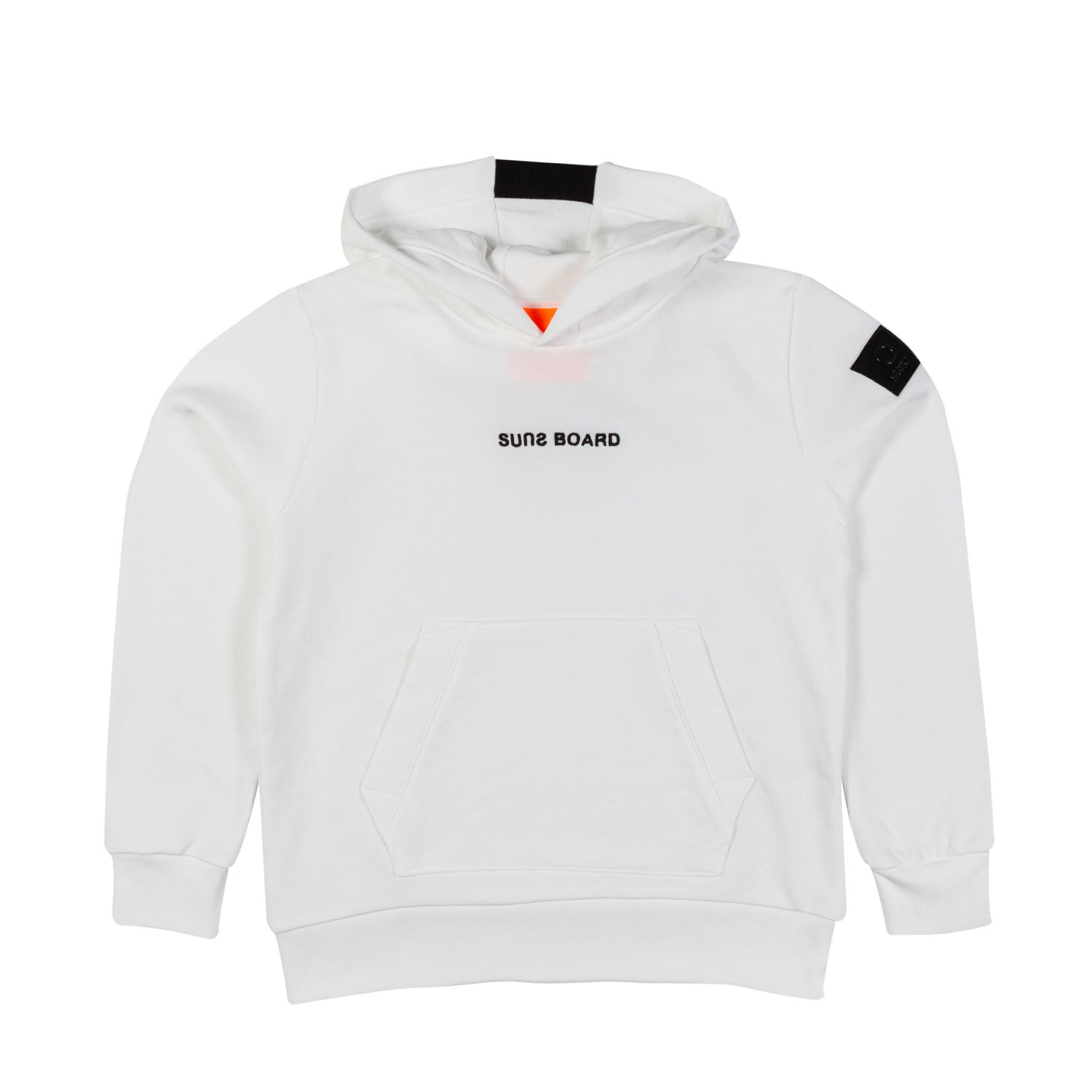 FELPA BIANCA K CLAUDIO REVERSE CON CAPPUCCIO - annameglio.com abbigliamento moda