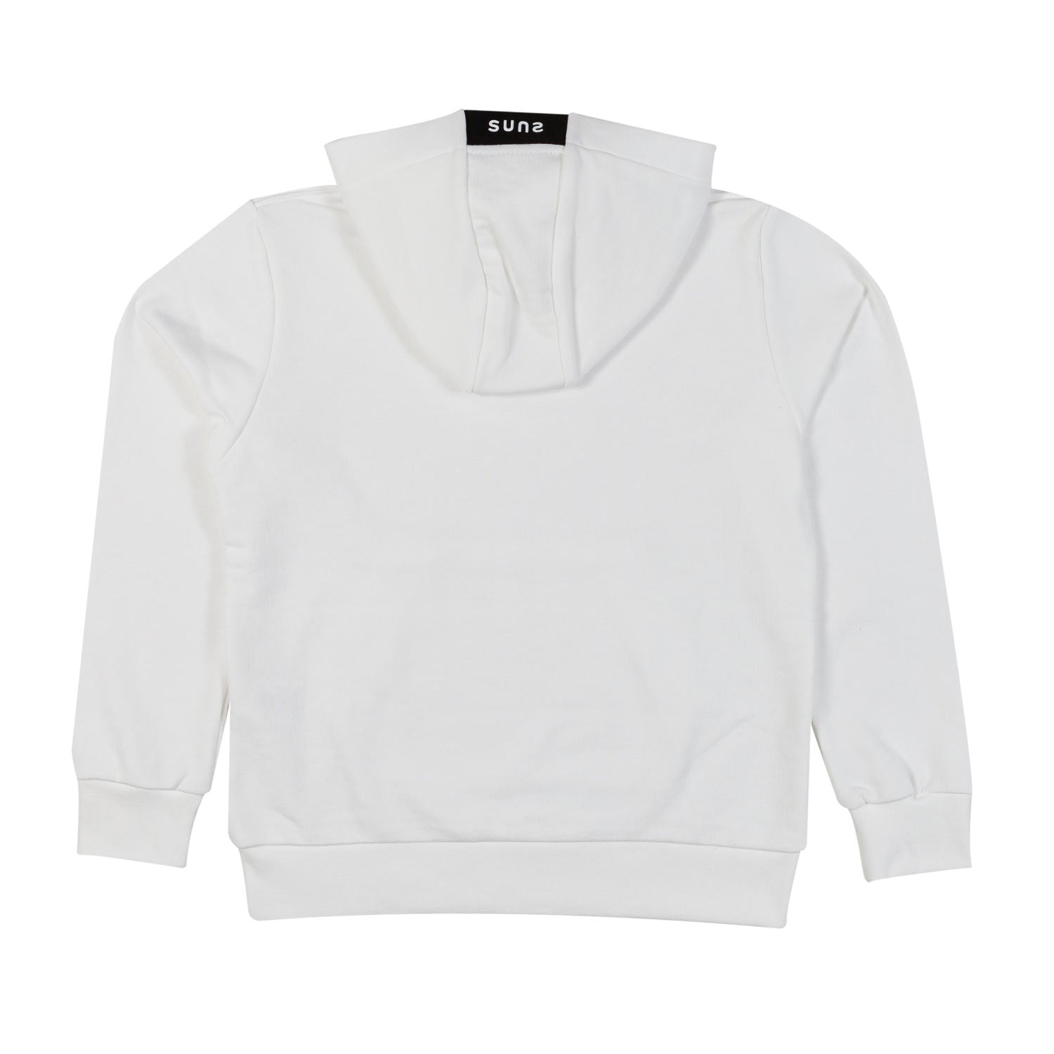 FELPA BIANCA K CLAUDIO REVERSE CON CAPPUCCIO - annameglio.com abbigliamento moda