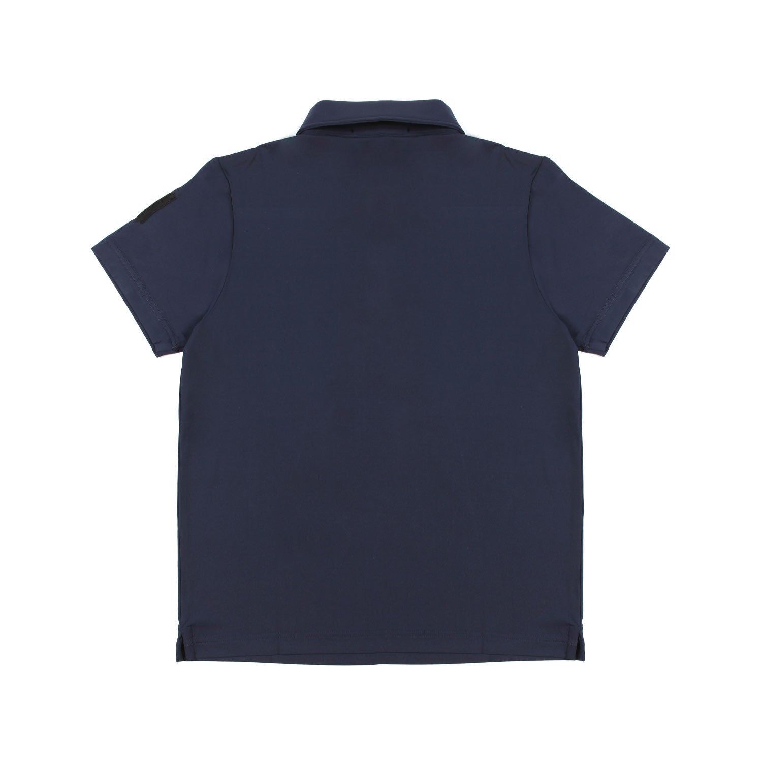 POLO BLU SCURO CON PATCH LOGO IN RILIEVO - annameglio.com abbigliamento moda