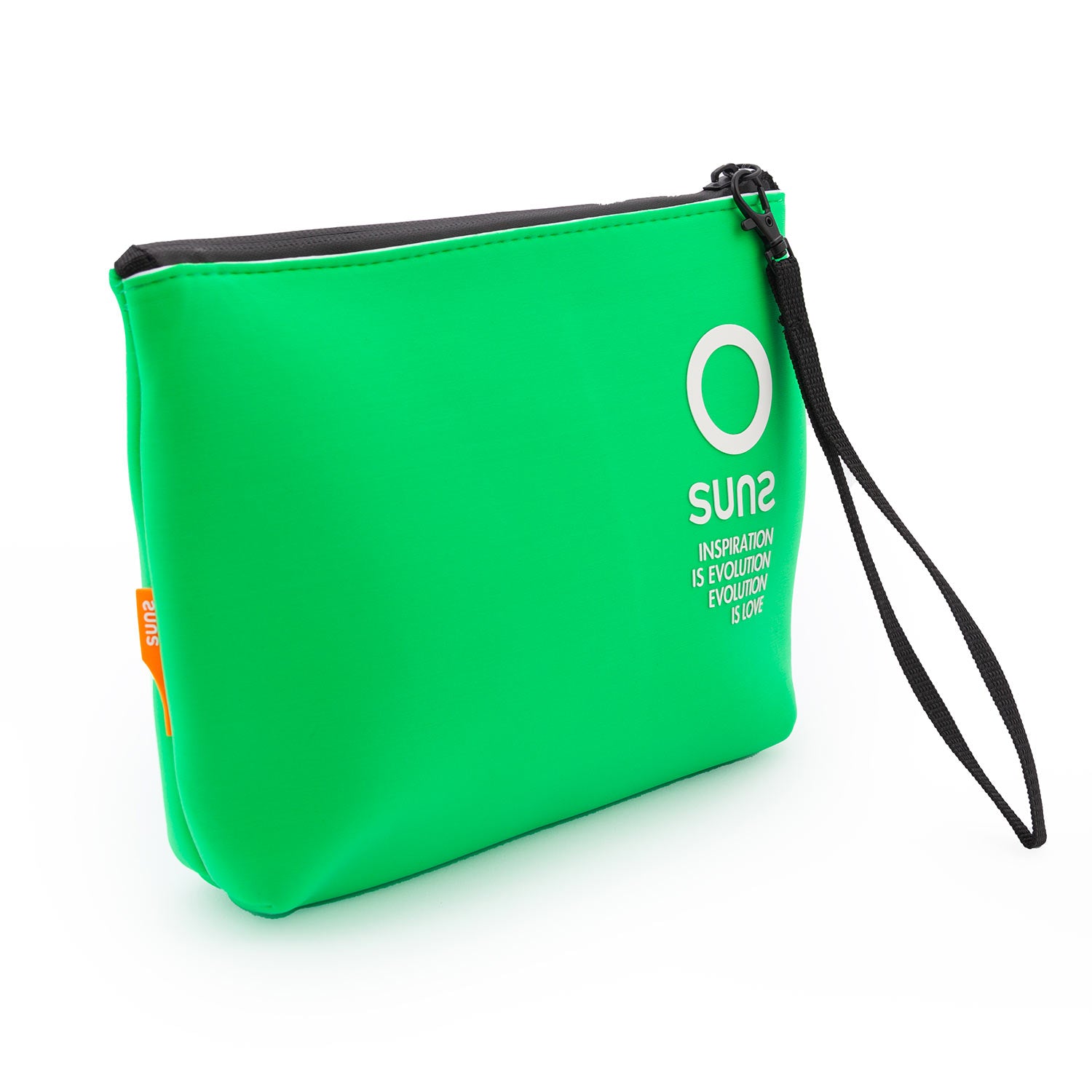 POCHETTE UNISEX VERDE FLUO IN NEOPRENE - annameglio.com abbigliamento moda