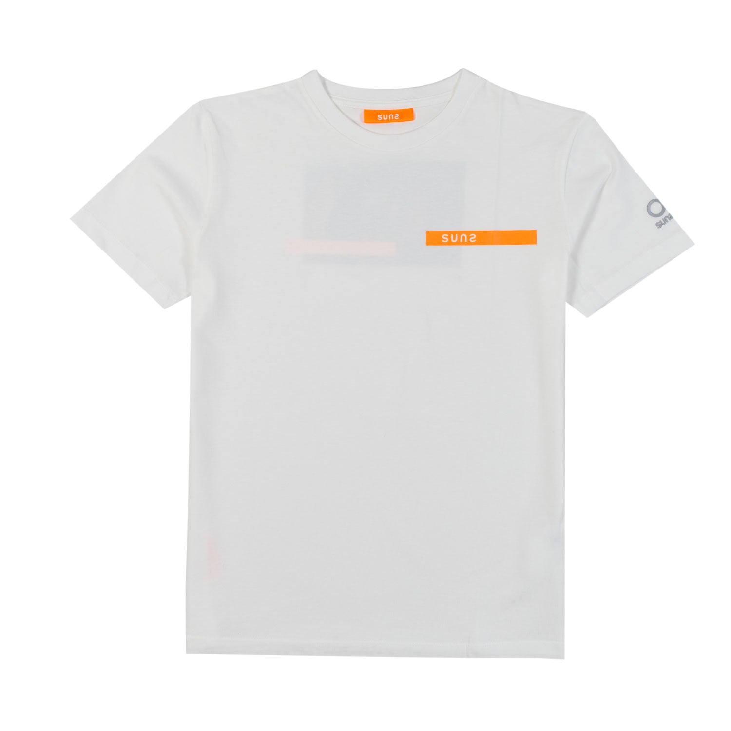 T-SHIRT BIANCA E ARANCIO K PAOLO PHOTO - annameglio.com abbigliamento moda