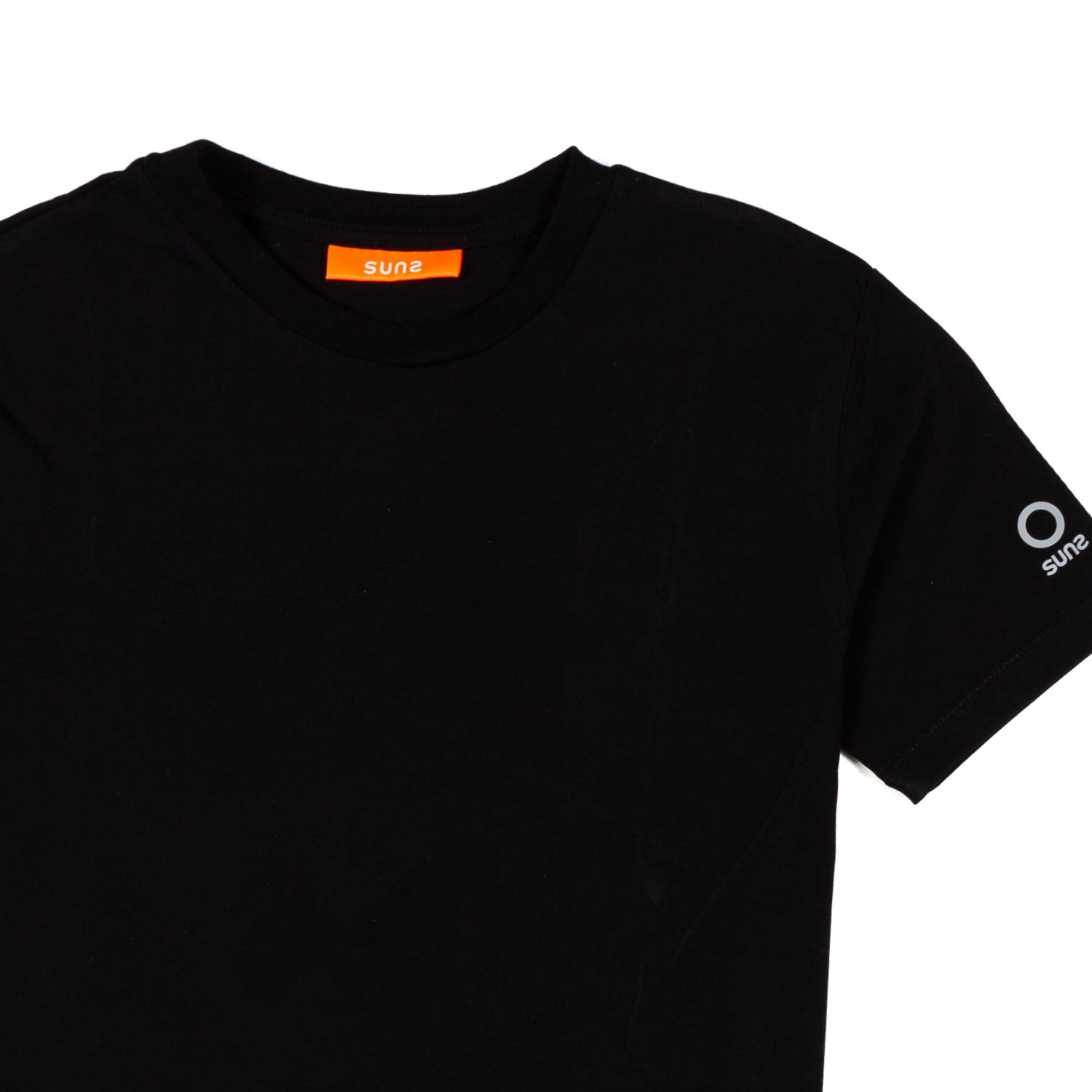 T-SHIRT NERA E ARANCIO K PAOLO PHOTO - annameglio.com abbigliamento moda