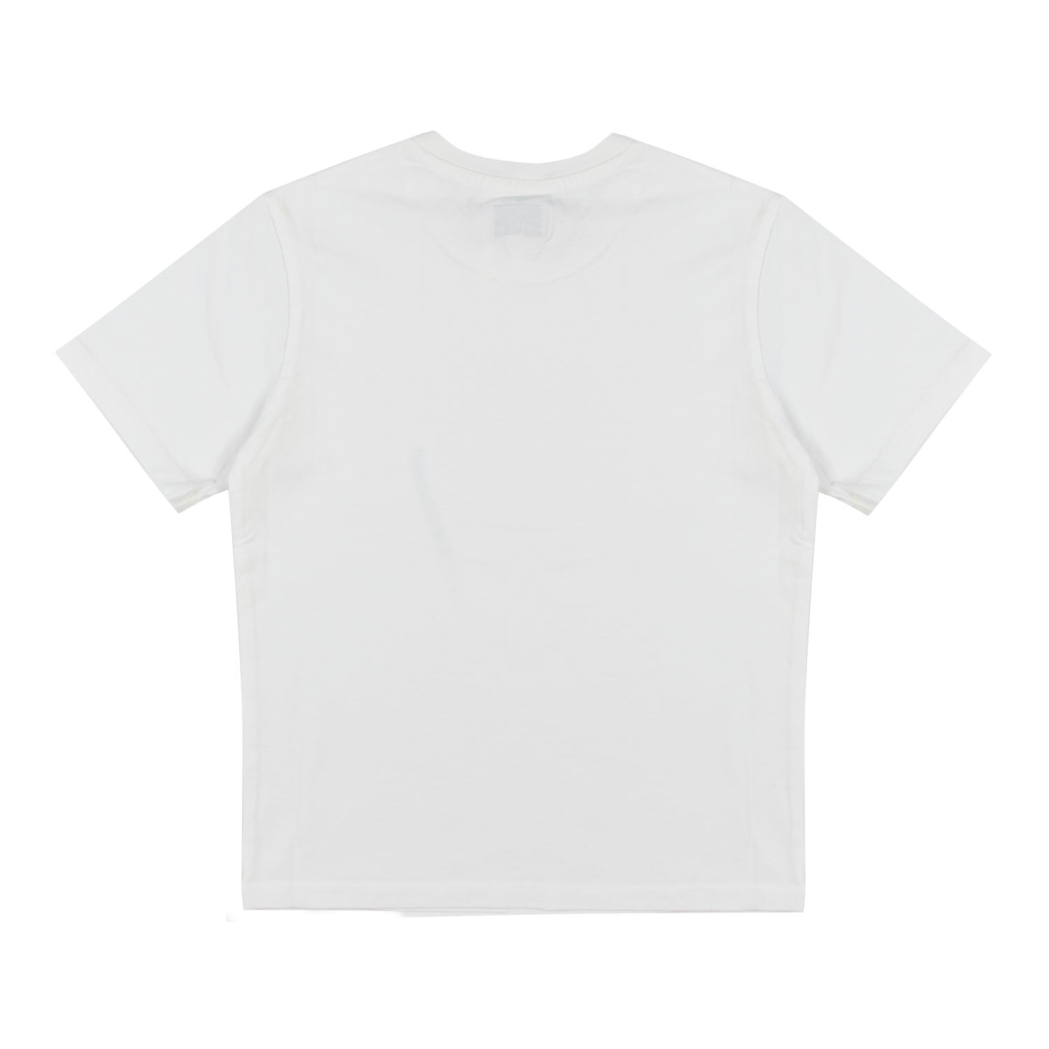 T-SHIRT BIANCA CON TASCHINO BLU POLVERE - annameglio.com abbigliamento moda