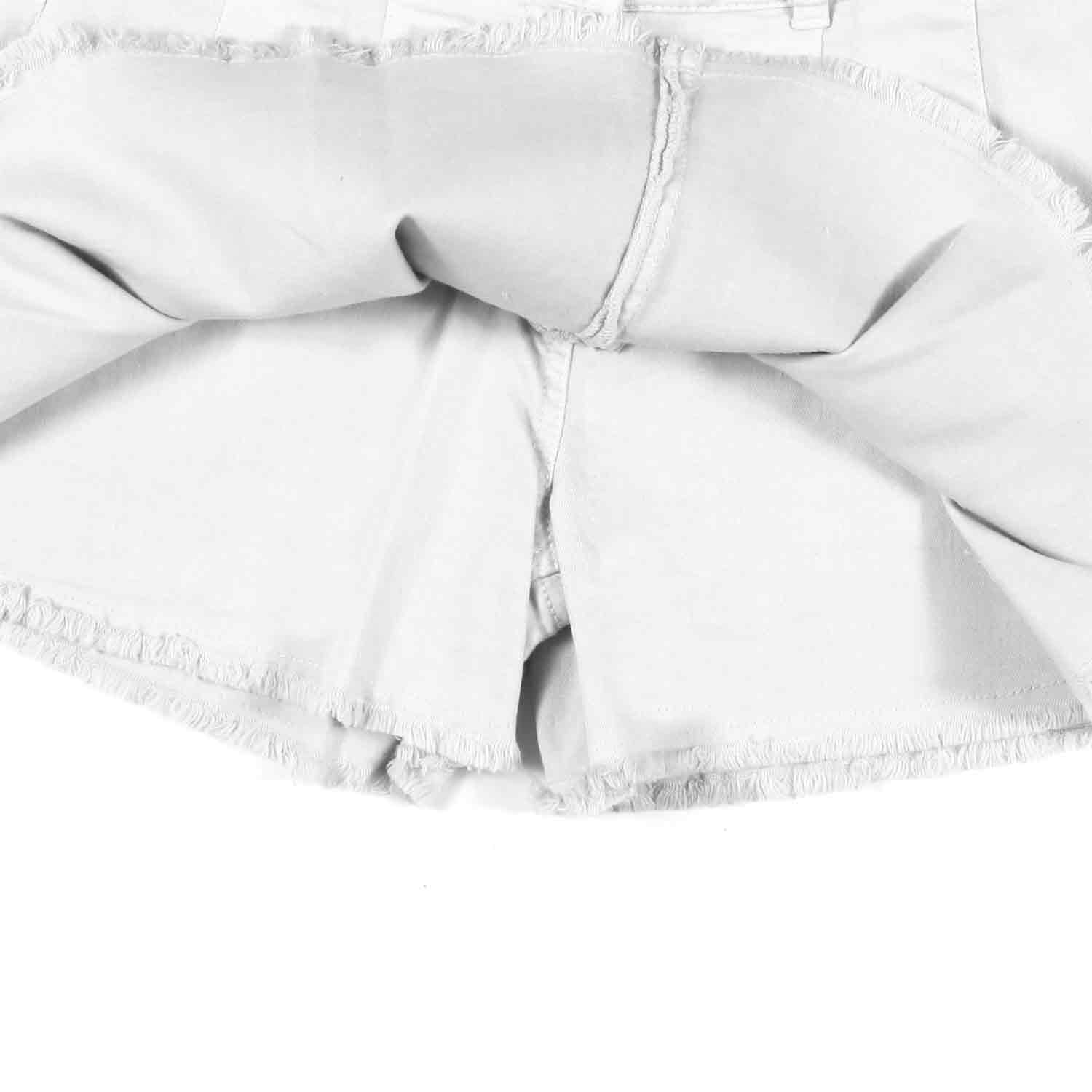 GONNA PANTALONCINO BIANCA BAMBINA E TEENAGER - annameglio.com abbigliamento moda