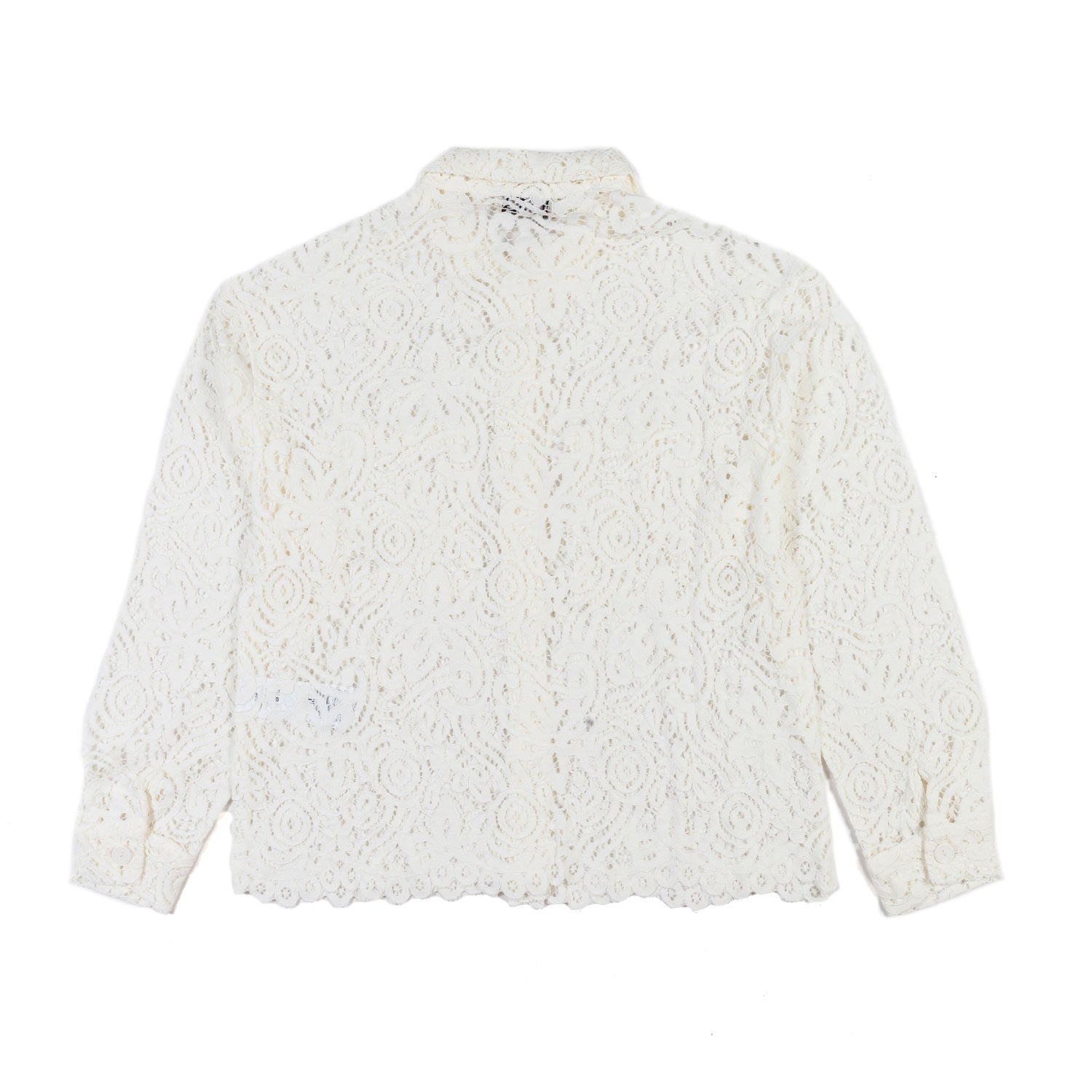 CAMICIA BIANCO LATTE IN PIZZO BAMBINA E RAGAZZA - annameglio.com abbigliamento moda