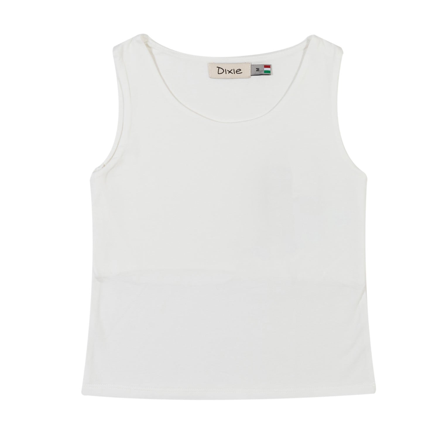 CANOTTA SLUB BIANCA BAMBINA E RAGAZZA - annameglio.com abbigliamento moda