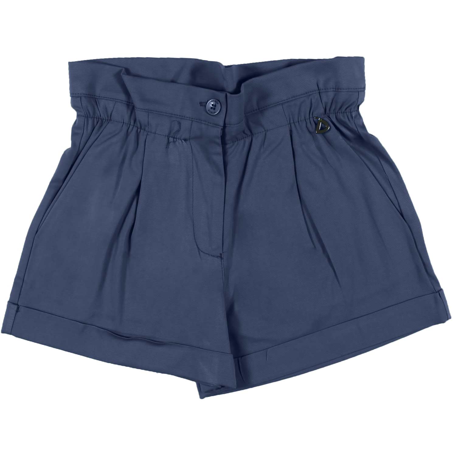SHORTS BLU INDACO SCURO BAMBINA E RAGAZZA - annameglio.com abbigliamento moda