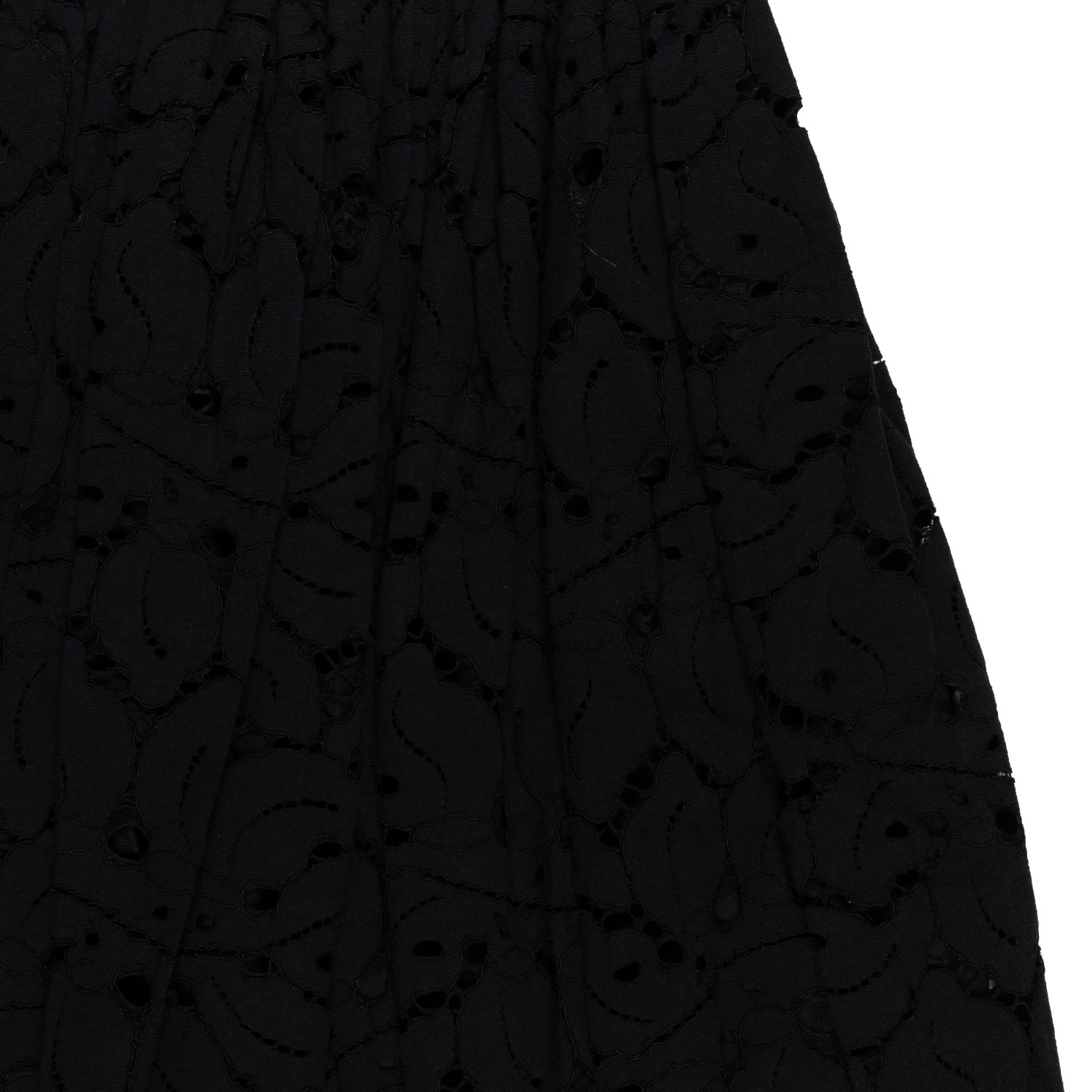 GONNA PIZZO RICAMATO NERA E PANNA - annameglio.com abbigliamento moda