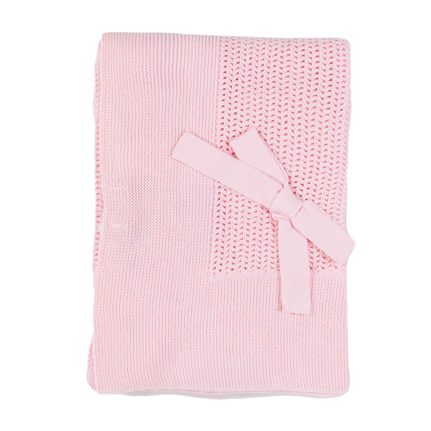 Copertina in maglia rosa delicato - annameglio.com abbigliamento moda