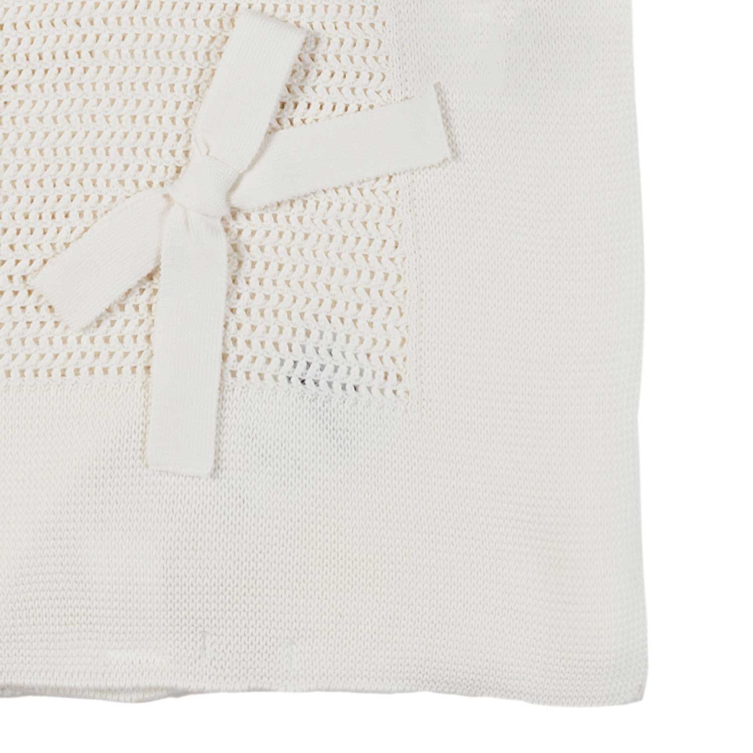 Copertina in maglia bianco latte - annameglio.com abbigliamento moda