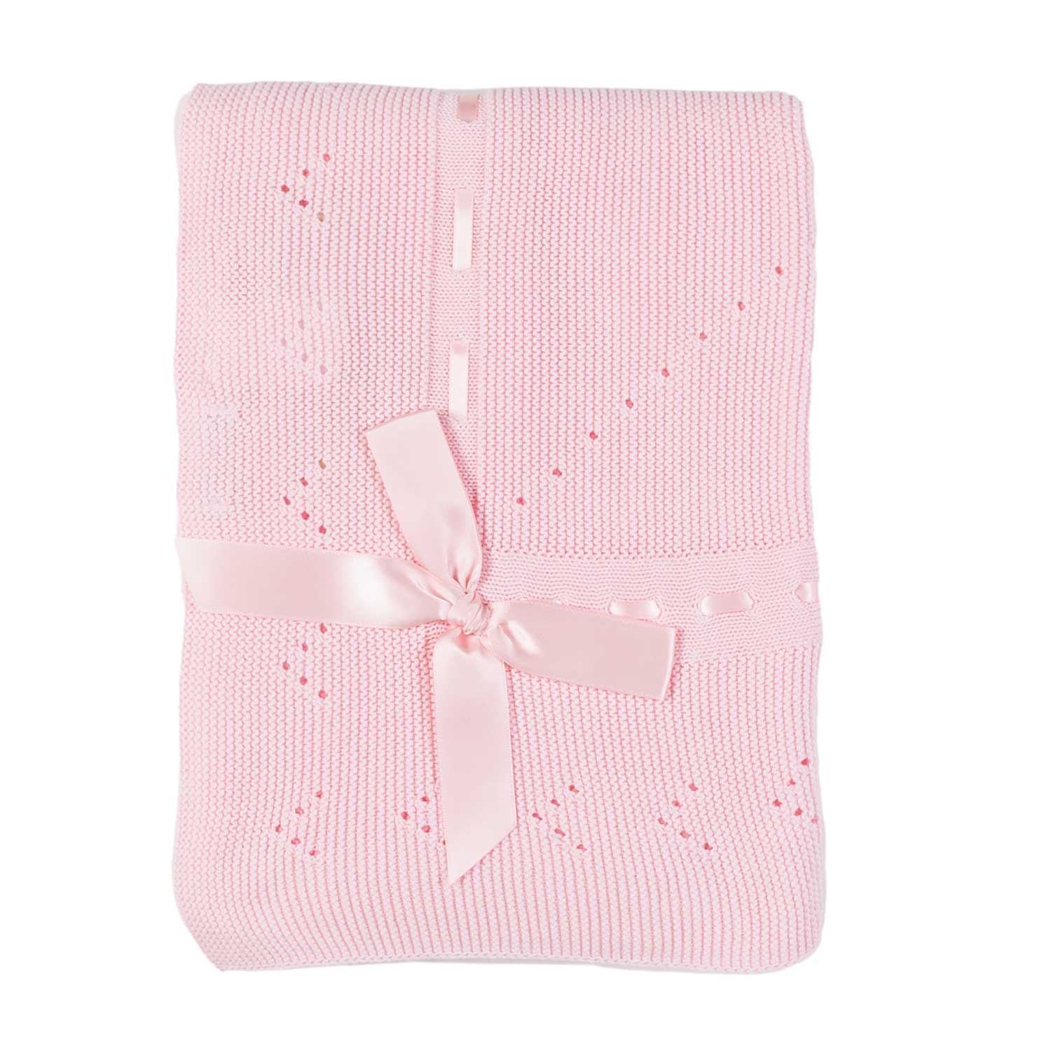 Coperta neonato con fiocco rosa - annameglio.com abbigliamento moda