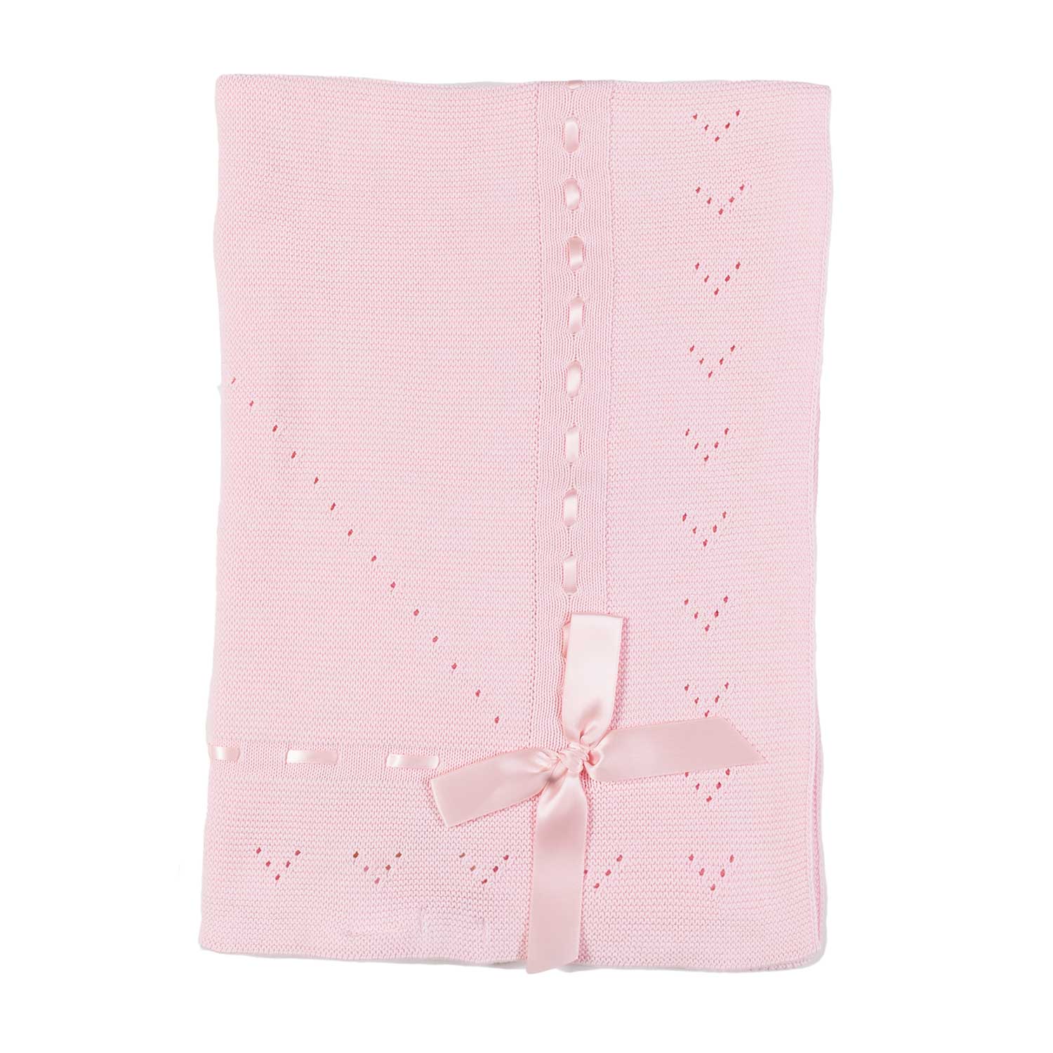 Coperta neonato con fiocco rosa - annameglio.com abbigliamento moda