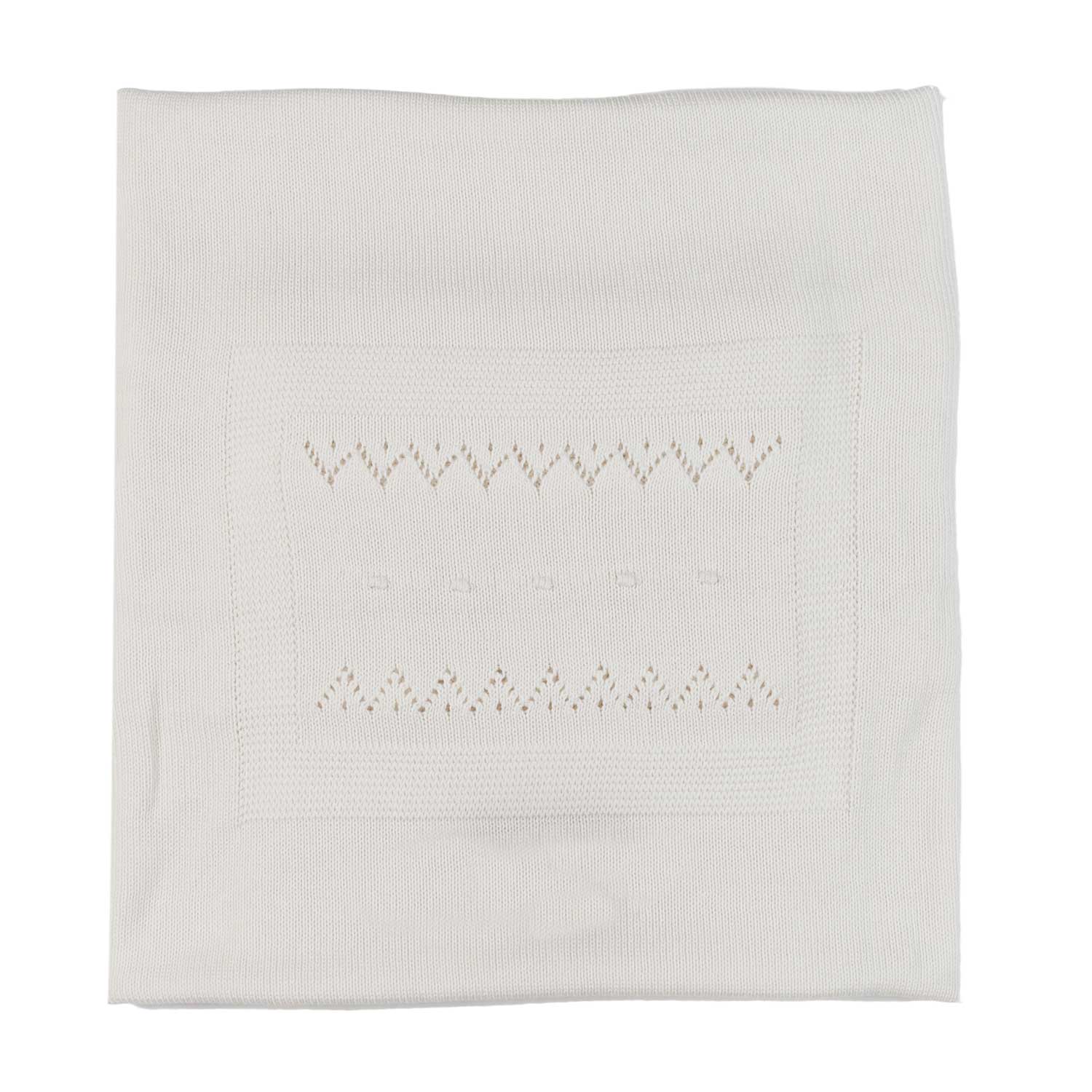 Coperta neonato con fiocco bianco latte - annameglio.com abbigliamento moda