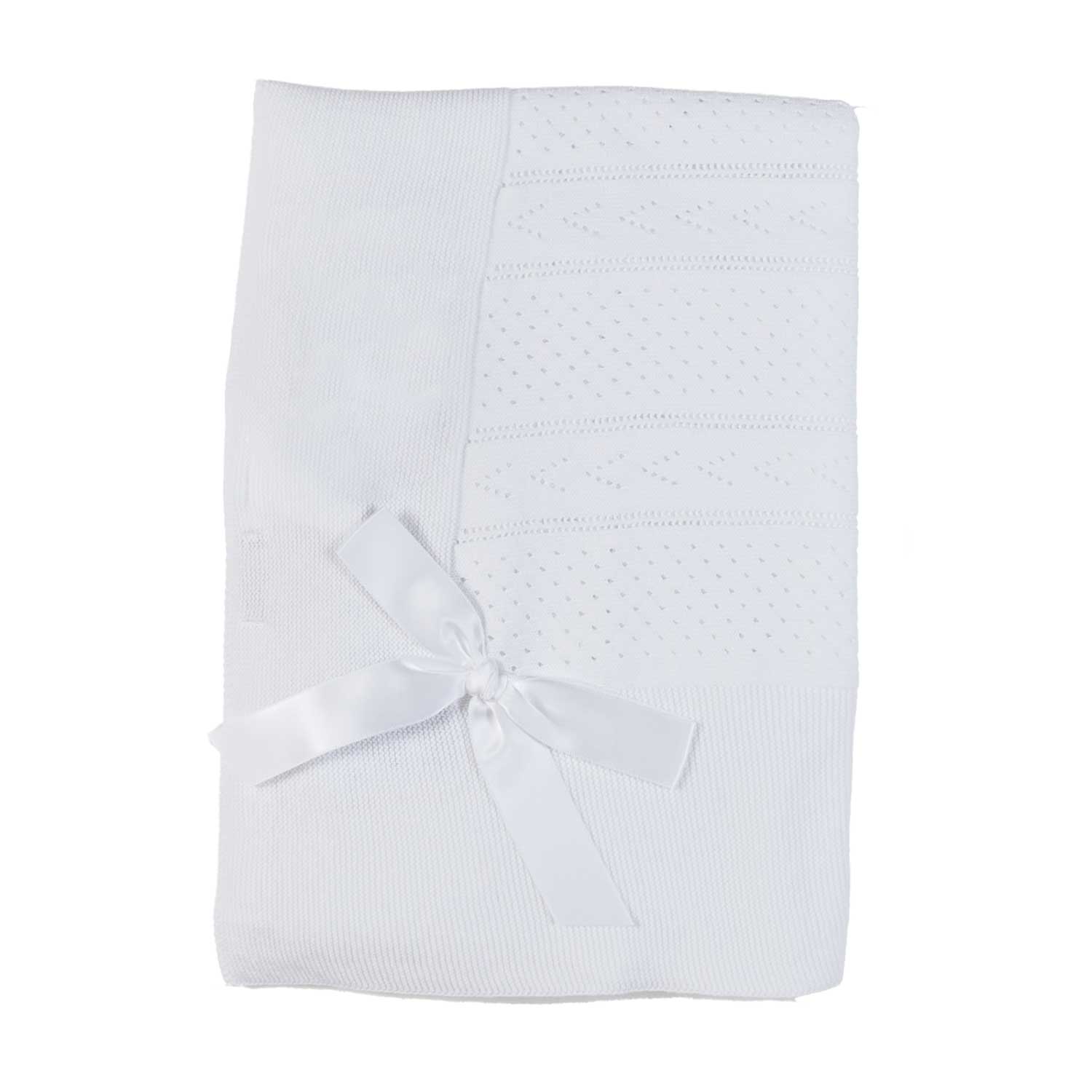 Copertina in maglia bianco panna - annameglio.com abbigliamento moda