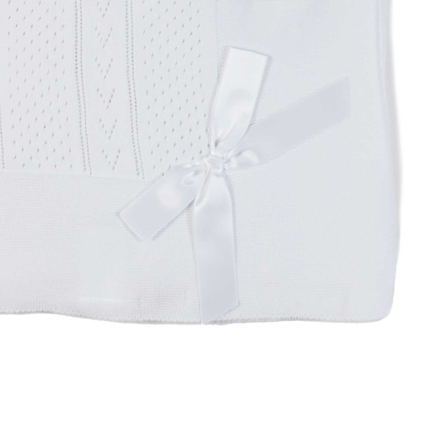 Copertina in maglia bianco panna - annameglio.com abbigliamento moda