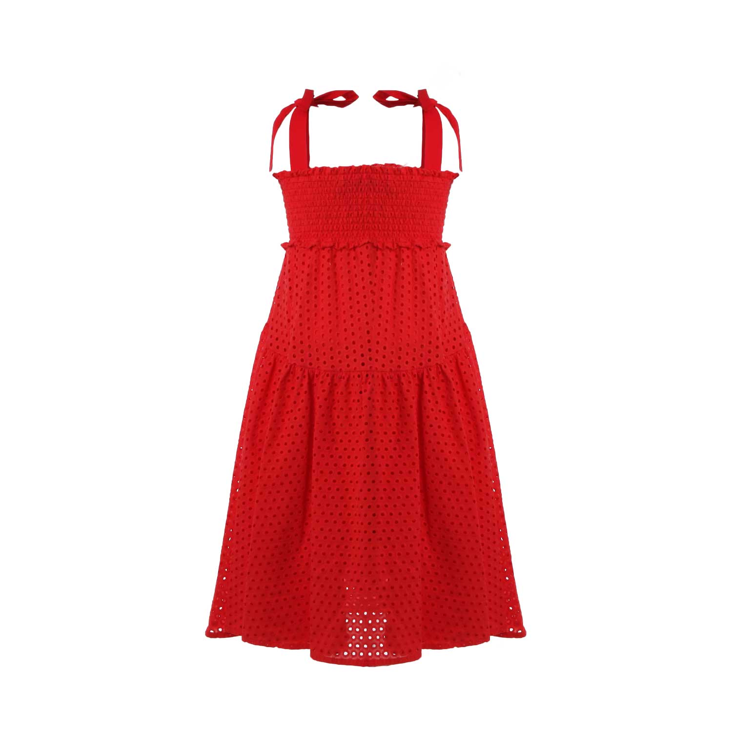 ABITO SANGALLO ROSSO PER BAMBINA E TEENAGER - annameglio.com abbigliamento moda