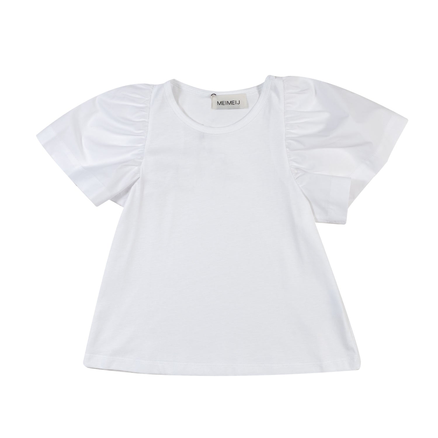 TOP BLUSA BIANCO PER BAMBINA E TEENAGER - annameglio.com abbigliamento moda