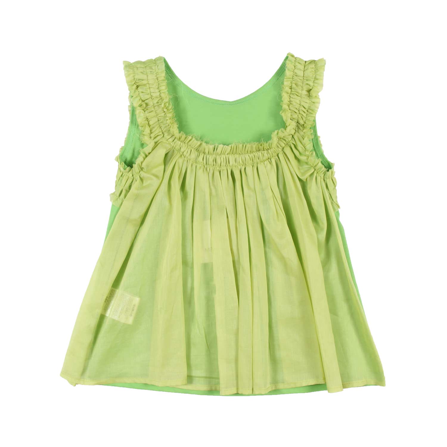 TOP CANOTTA VERDE BAMBINA E TEENAGER - annameglio.com abbigliamento moda