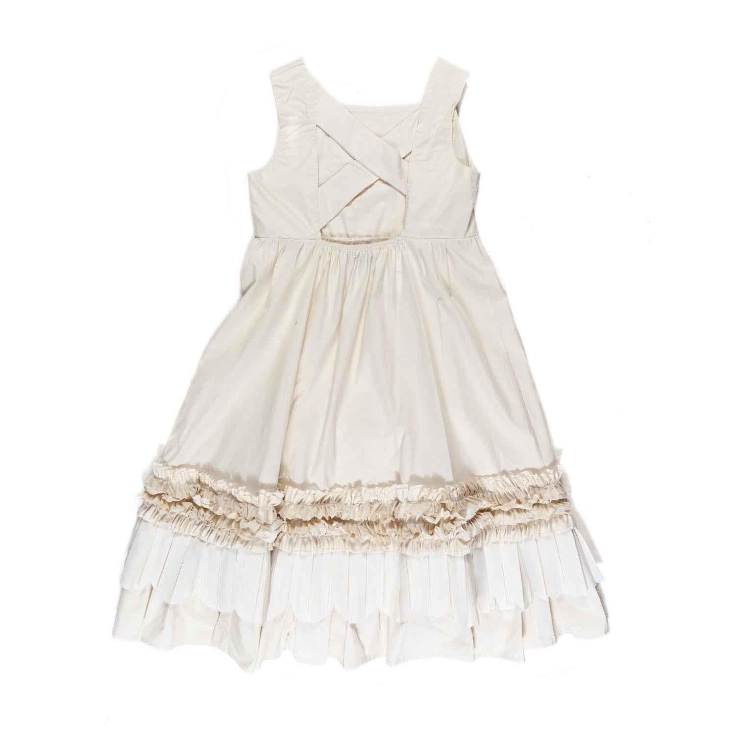 ABITO BEIGE CHIARO PER BAMBINA - annameglio.com abbigliamento moda