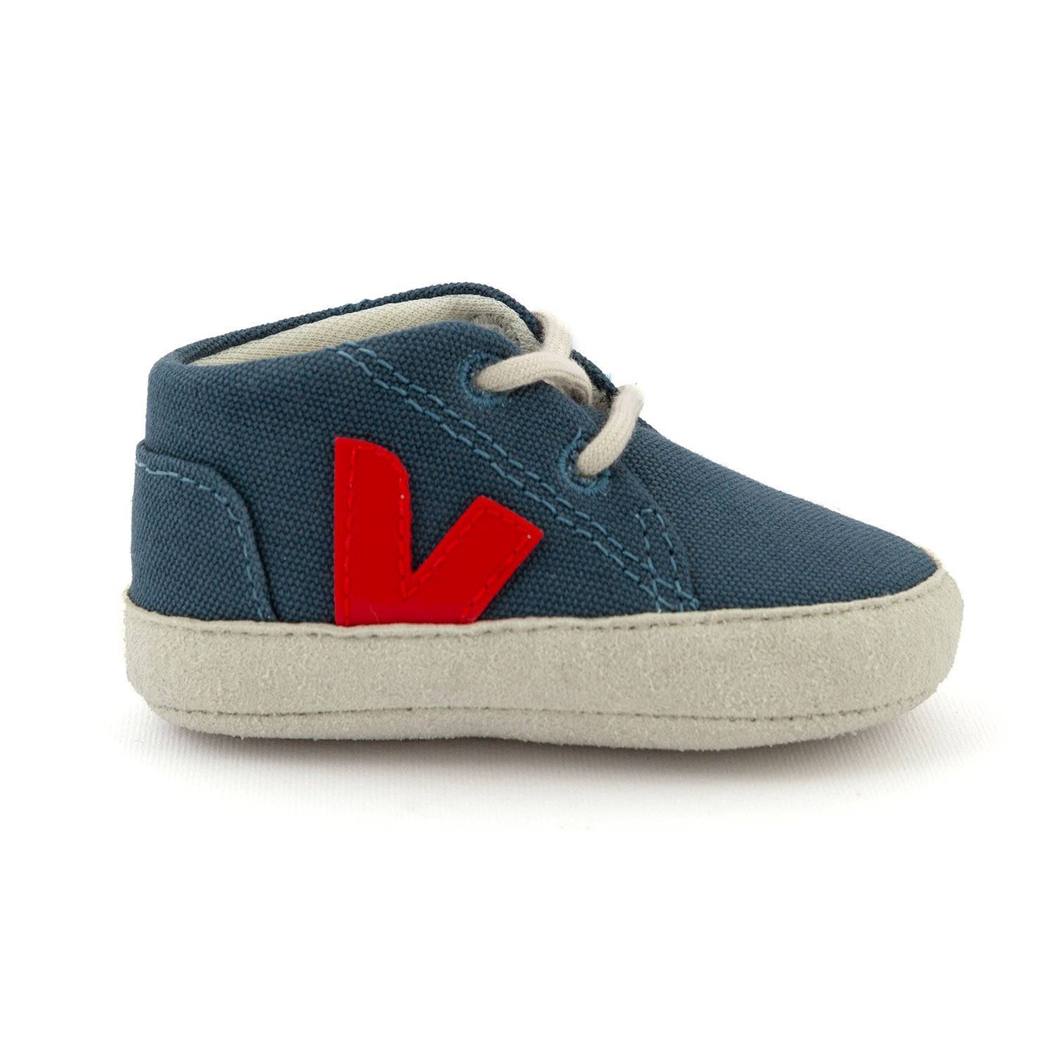 SCARPINA CANVAS CALIFORNIA PEKIN BLU NEONATO - annameglio.com abbigliamento moda