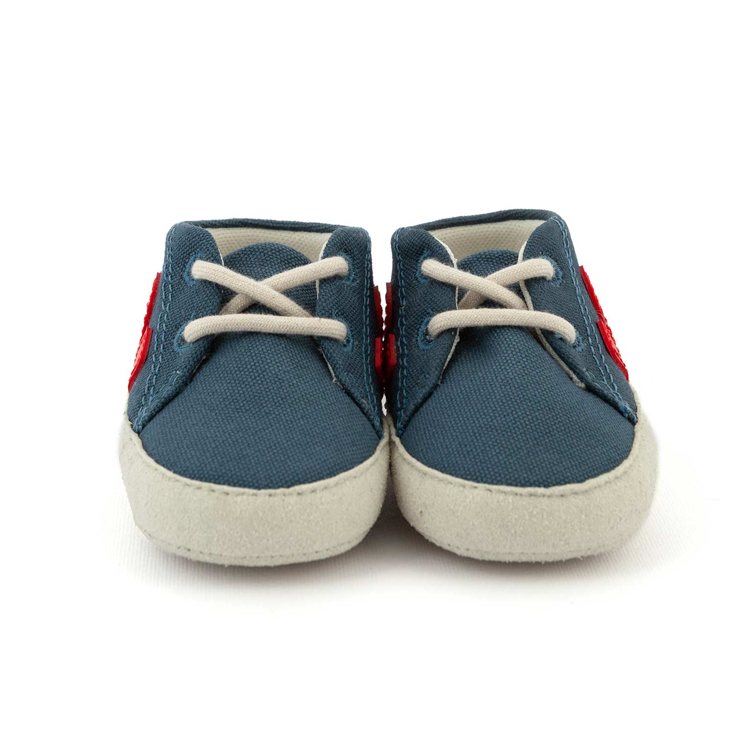 SCARPINA CANVAS CALIFORNIA PEKIN BLU NEONATO - annameglio.com abbigliamento moda