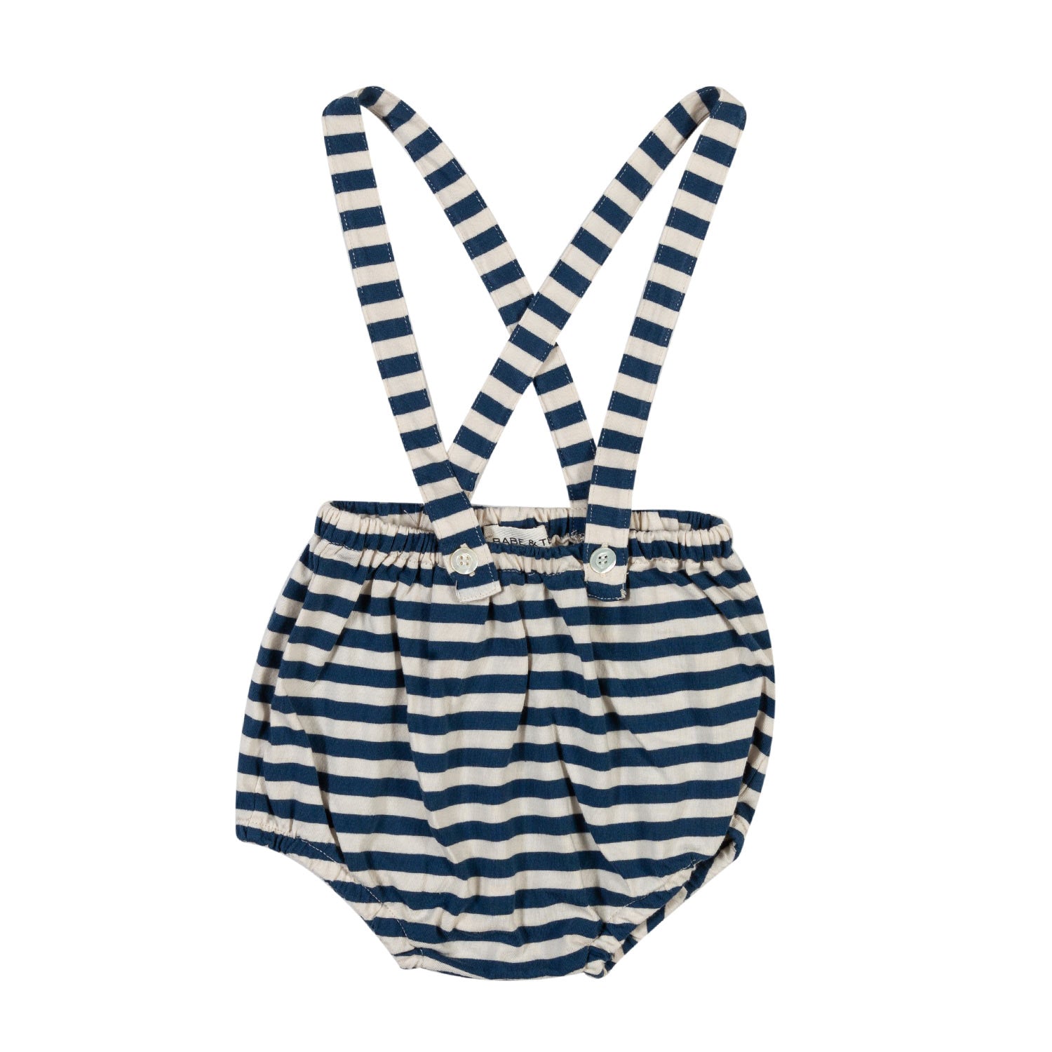 BLOOMERS BIANCO E BLU A RIGHE BIMBO E BIMBA - annameglio.com abbigliamento moda