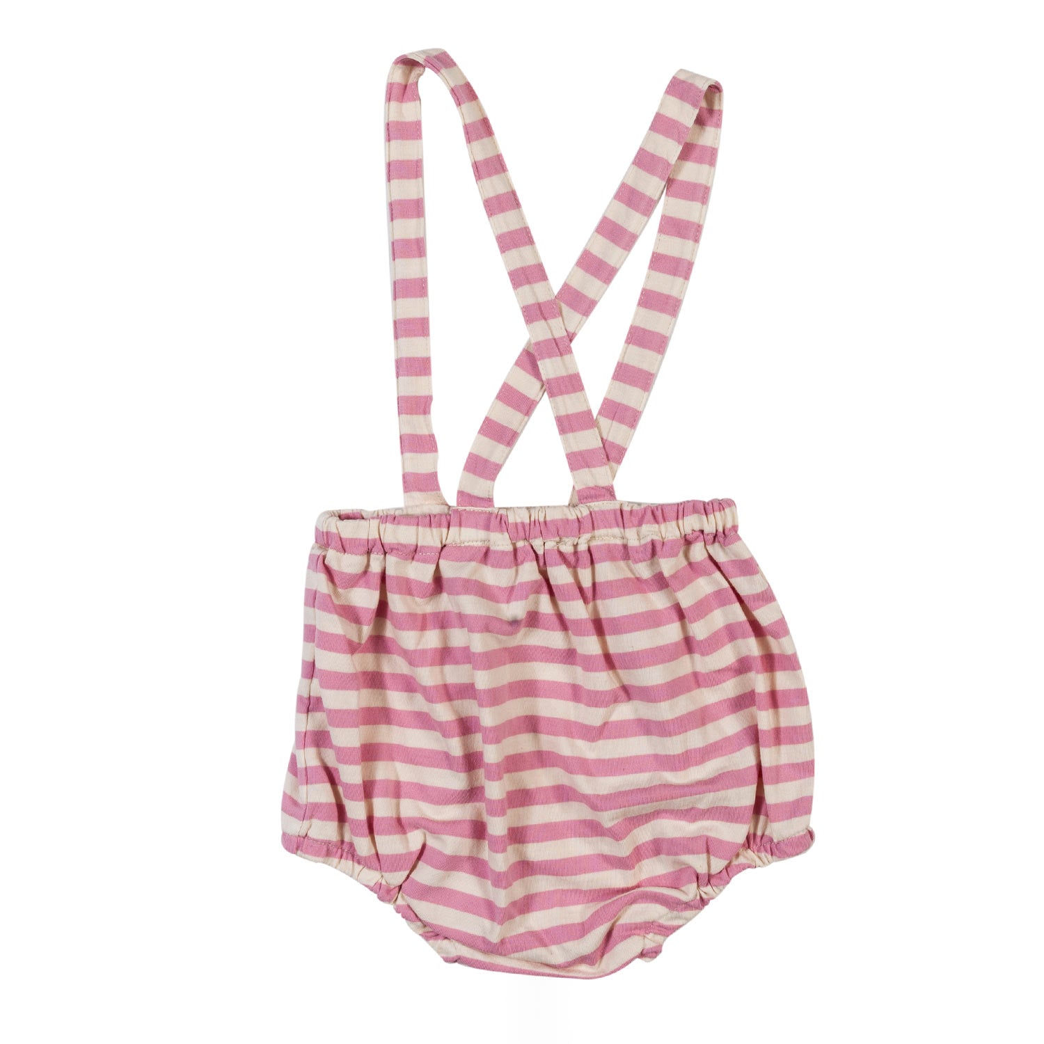 BLOOMERS BIANCO E ROSA A RIGHE NEONATA - annameglio.com abbigliamento moda