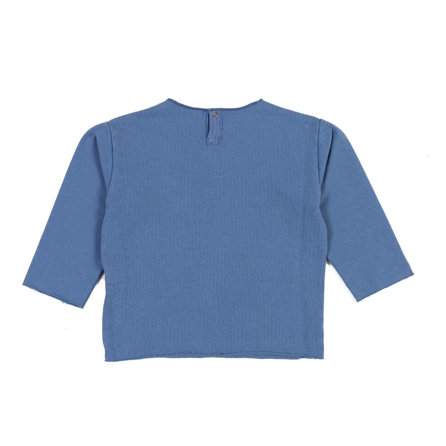 FELPA BLU POLVERE E BIANCA BIMBO E BIMBA - annameglio.com abbigliamento moda