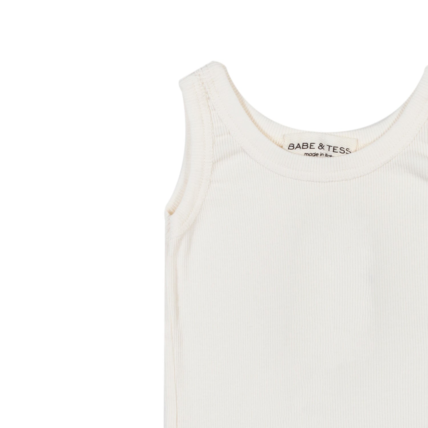 CANOTTA BIANCO NATURALE BIMBA E NEONATA - annameglio.com abbigliamento moda