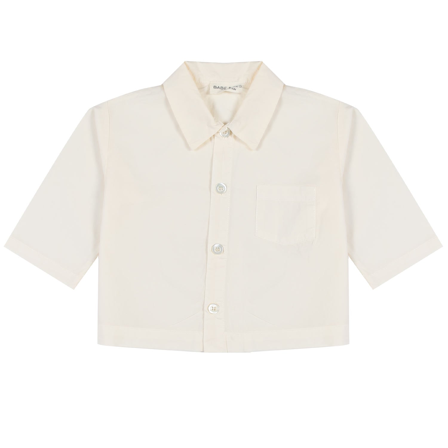 CAMICIA CREMA CHIARO BIMBA E BIMBO - annameglio.com abbigliamento moda