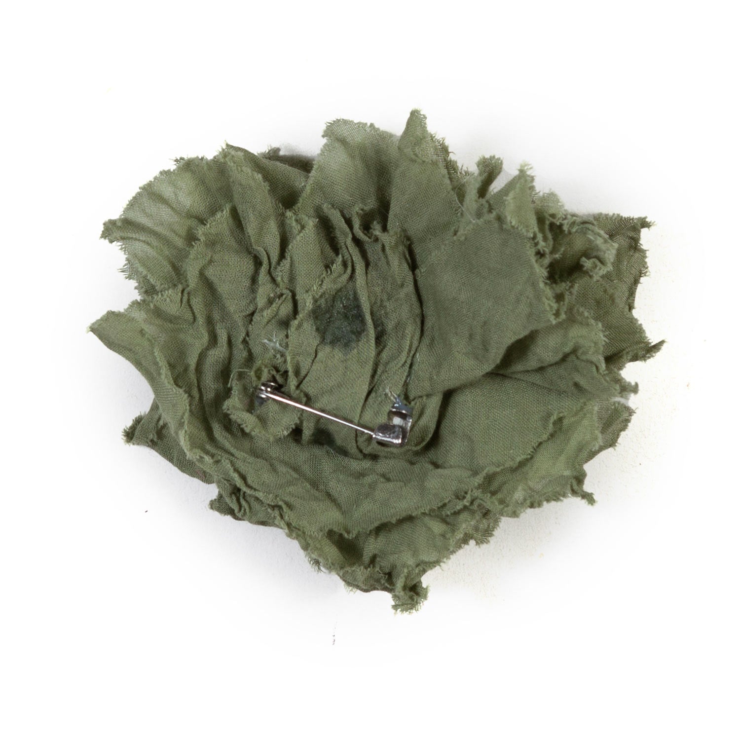 SPILLA FIORE VERDE BIMBA E BAMBINA - annameglio.com abbigliamento moda