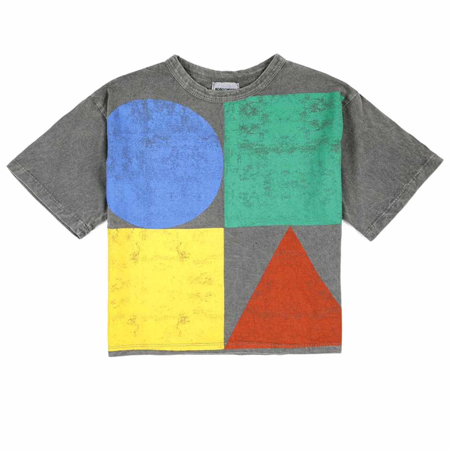 T-SHIRT UNISEX GRIGIO MEDIO E MULTICOLOR - annameglio.com abbigliamento moda