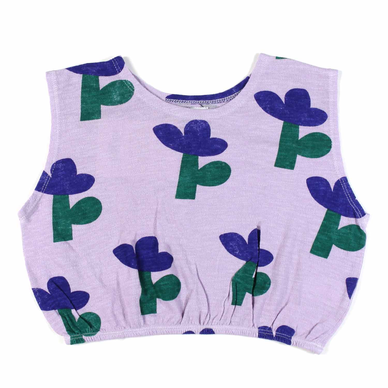 CROP TOP GLICINE CON STAMPE ALL OVER BAMBINA - annameglio.com abbigliamento moda