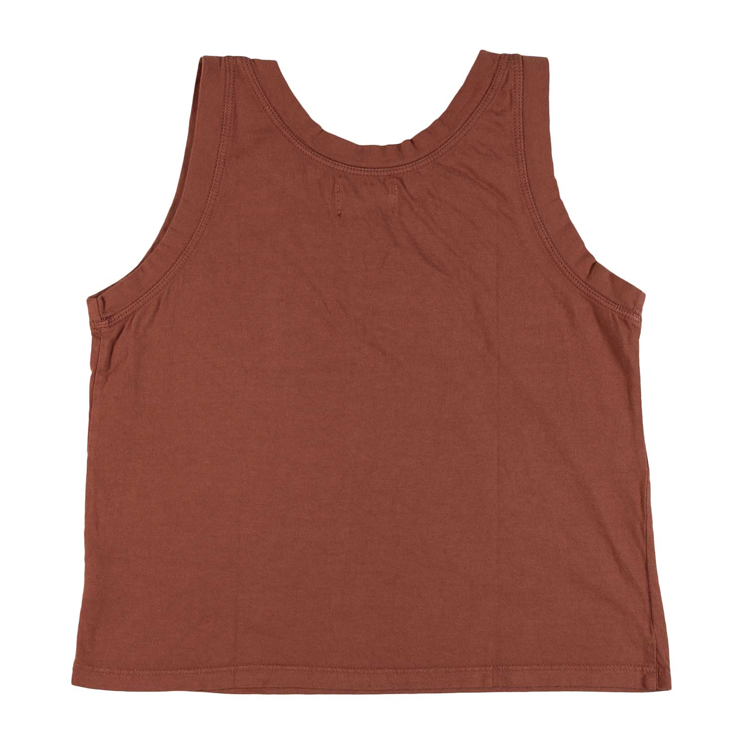 CANOTTA UNISEX MARRONE CON PAGURO ARANCIONE - annameglio.com abbigliamento moda