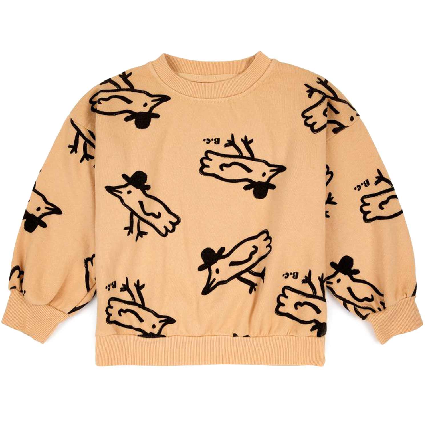 FELPA CURRY CON STAMPE MR BIRDIE ALL OVER BAMBINO - annameglio.com abbigliamento moda