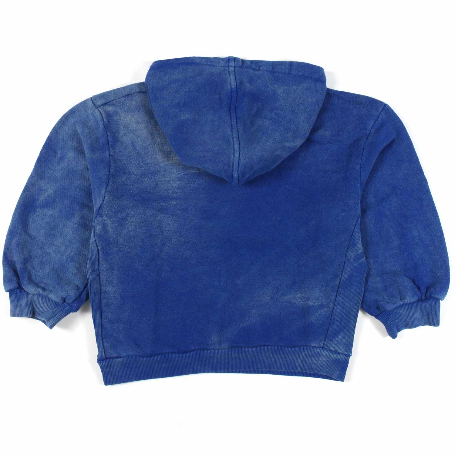 FELPA BLU SFUMATO CON CAPPUCCIO BAMBINO E BAMBINA - annameglio.com abbigliamento moda
