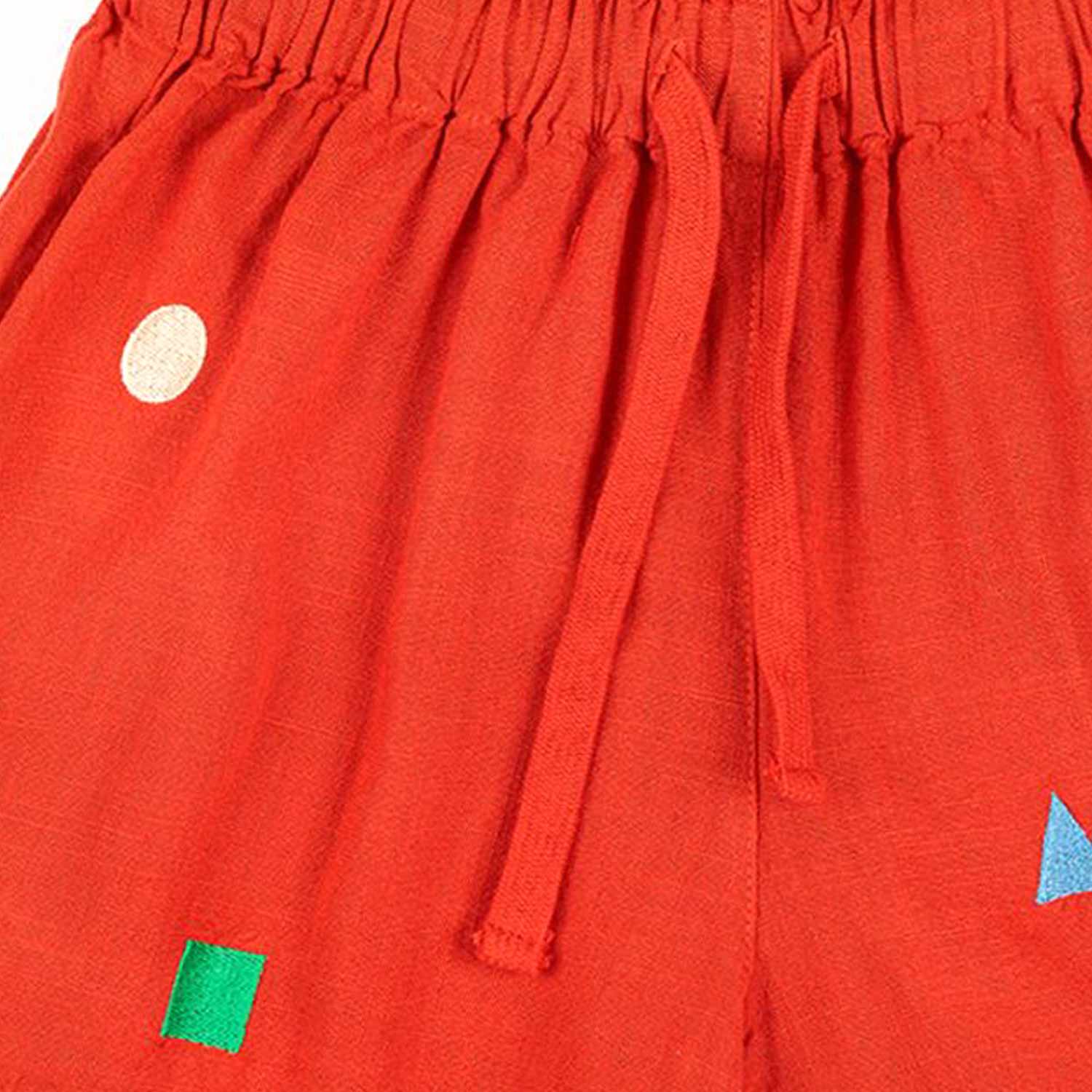 SHORTS ROSSI E MULTICOLOR IN TELA BAMBINA - annameglio.com abbigliamento moda