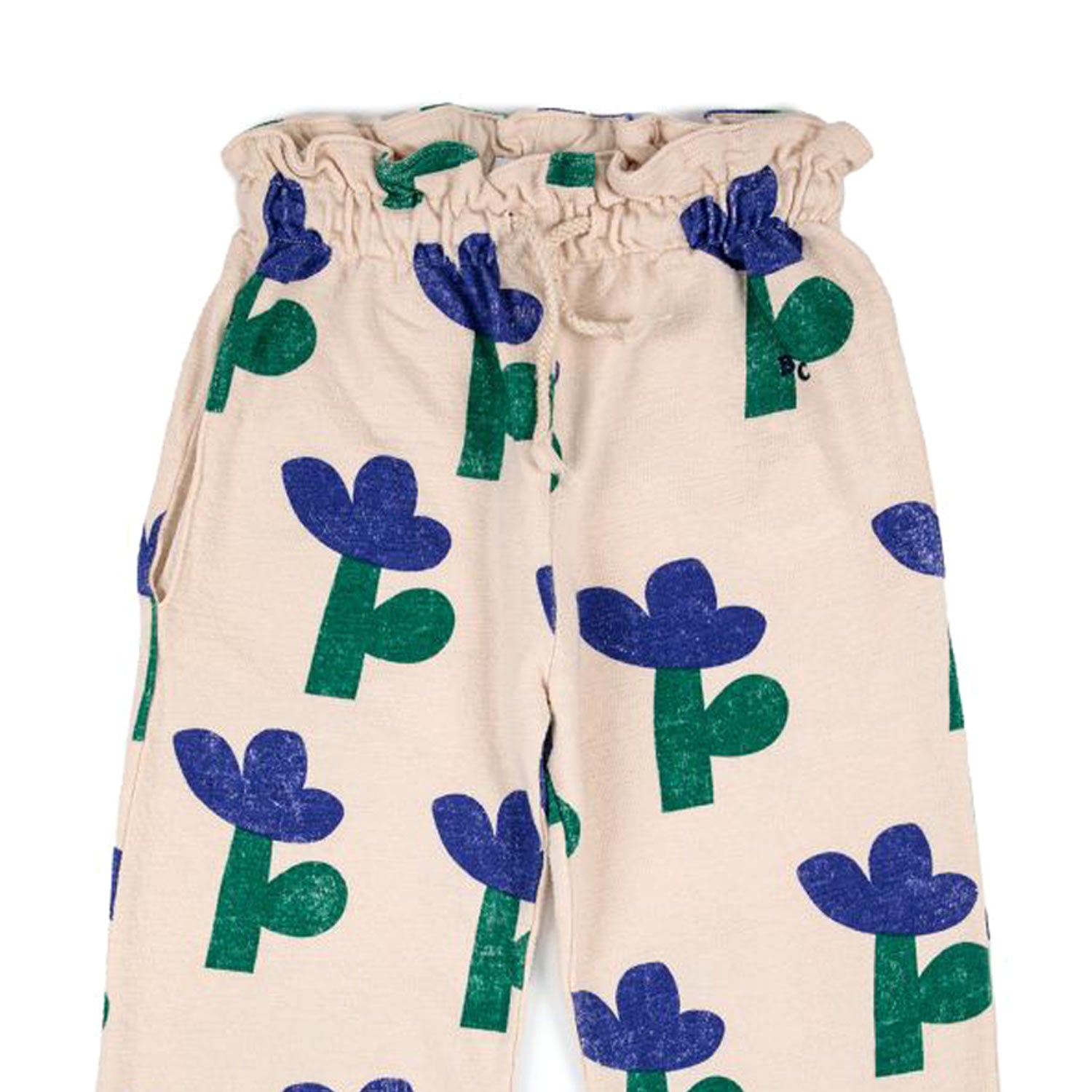 PANTALONE FELPA BIANCO NATURALE CON STAMPE BAMBINA - annameglio.com abbigliamento moda