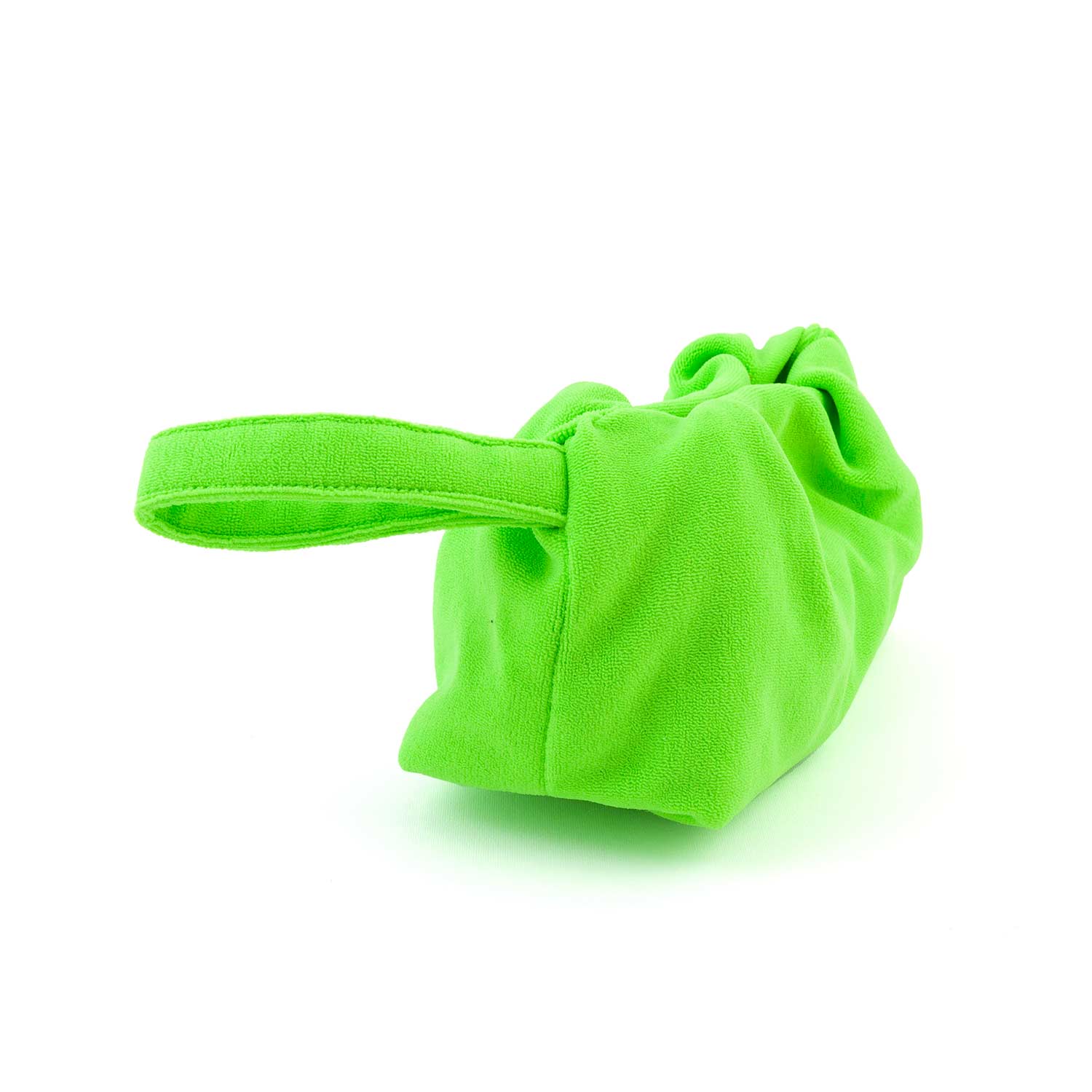 ASTUCCIO DI SPUGNA VERDE FLUO CON LOGO ARANCIO - annameglio.com abbigliamento moda