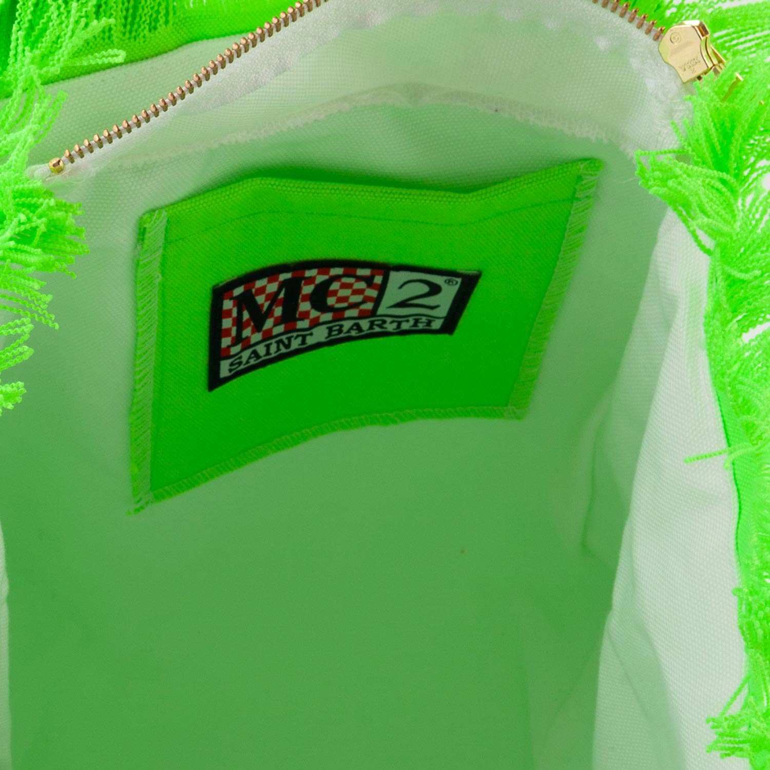 BORSA MINI COLETTE VERDE FLUO CON LOGHI NERI - annameglio.com abbigliamento moda