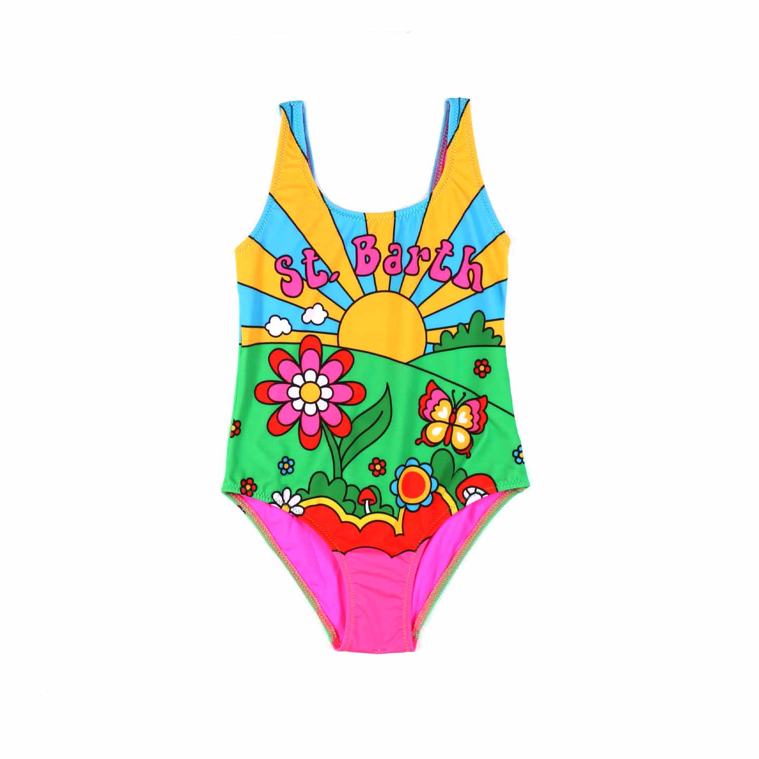 COSTUME INTERO PEACE LAND MULTICOLOR BAMBINA - annameglio.com abbigliamento moda