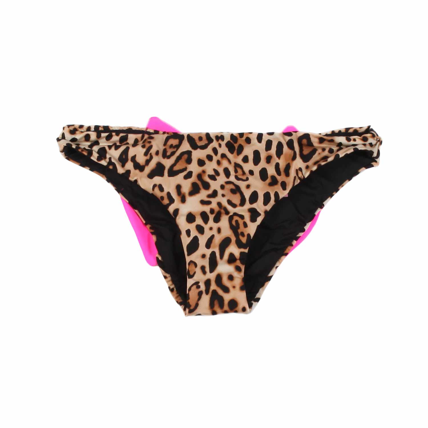 SLIP MARE MADAME LEOPARDATO E FUCSIA BAMBINA - annameglio.com abbigliamento moda