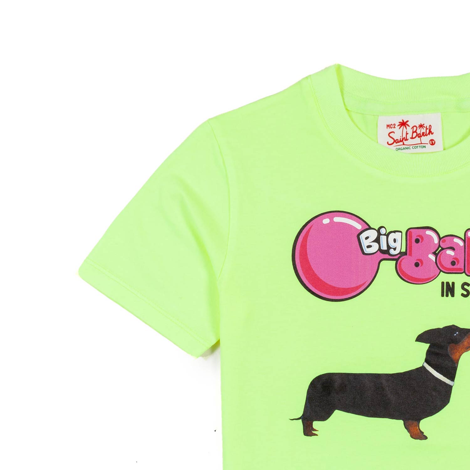 T-SHIRT BIG BABOL GIALLO FLUO BAMBINO E BAMBINA - annameglio.com abbigliamento moda