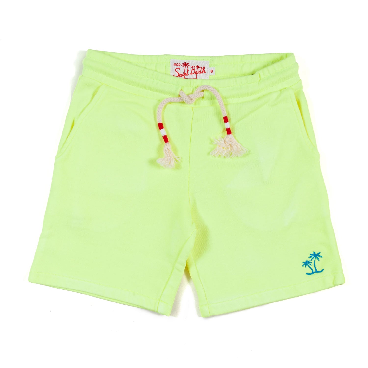 SHORTS FELPA RANDLE GIALLO FLUO BAMBINO E TEENAGER - annameglio.com abbigliamento moda