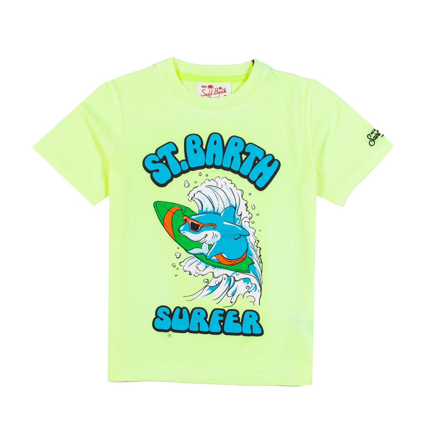 T-SHIRT OCEAN KING GIALLO FLUO BAMBINO - annameglio.com abbigliamento moda