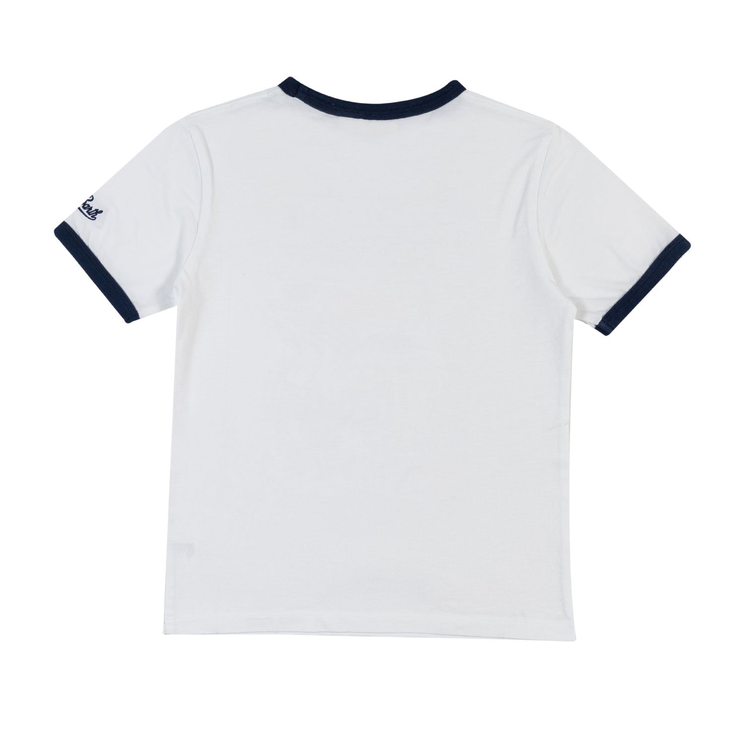 T-SHIRT BIANCA E BLU CON STAMPA AVENGERS - annameglio.com abbigliamento moda