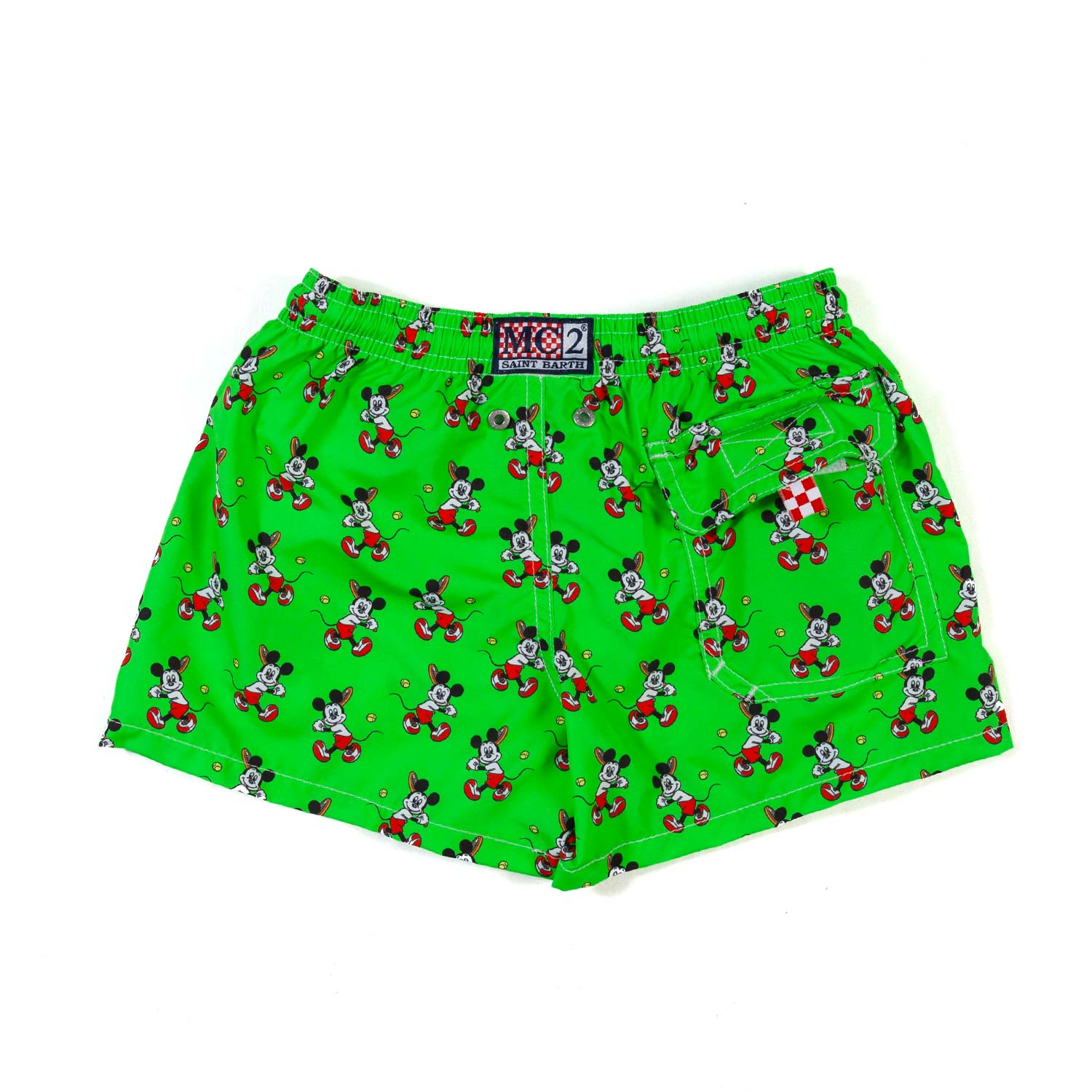 COSTUME BOXER VERDE CON STAMPE TOPOLINO TENNIS - annameglio.com abbigliamento moda